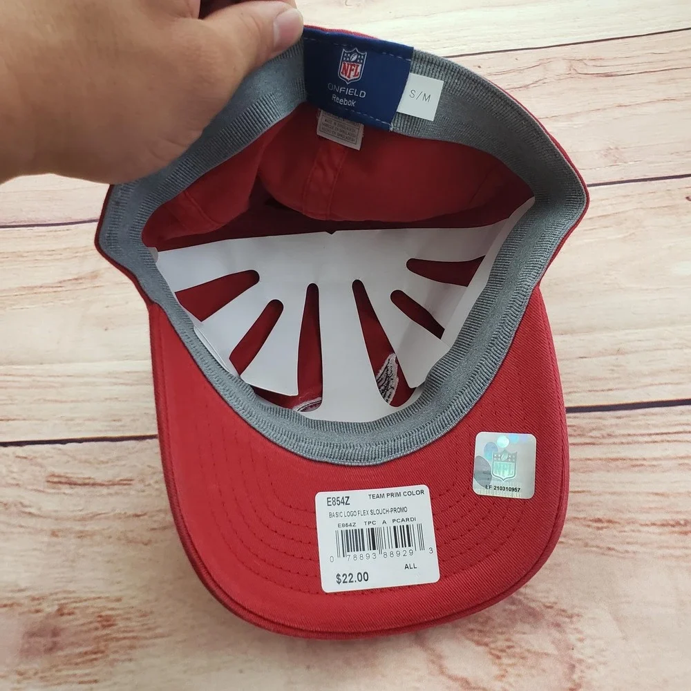 Arizona Cardinals Hat Cap Fitted Mens Small Medium Red NFL Football‎ Reebok
